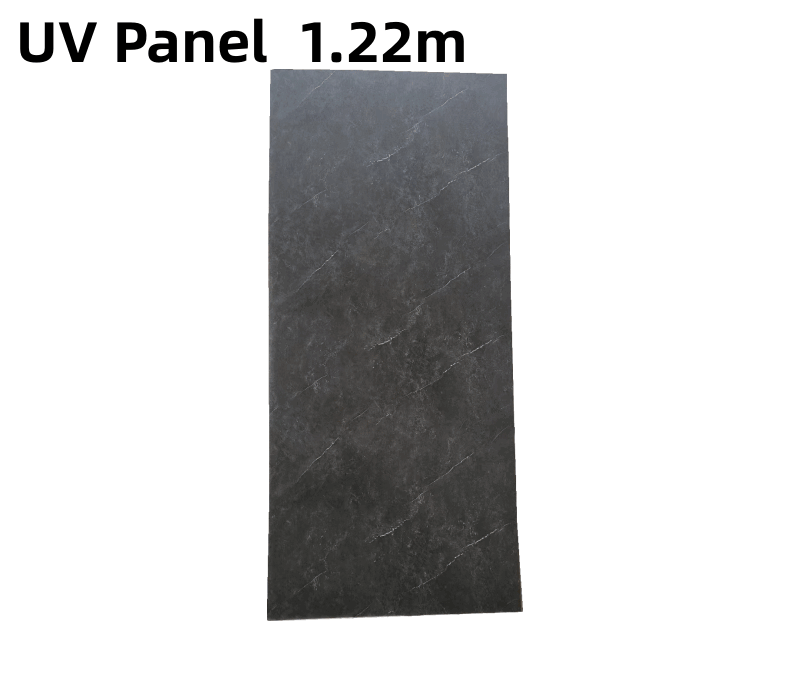 ہائی چمکدار 1220x2440mm 3mm غلط PVC ماربل UV شیٹ